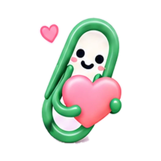 ClipMate hugs a heart beside a saved Board example.
